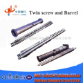 Extruder Conical Twin Screw Barrel Bimetallic Conical Twin Screw Barrel For Extruder Machine Supplier